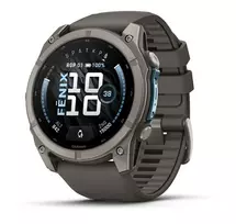 Išmanusis laikrodis Garmin fēnix® 9 – 51mm, Titanas su akmenėlių pilkos spalvos silikoniniu dirželiu | 010-04763-01