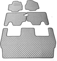 Kilimėliai QuiltyMats CHRYSLER PACIFICA 2016+ (I, II ir III eilės, 5 vnt.), D.Gray-Gray /33-MAX3
