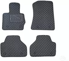 Kilimėliai QuiltyMats BMW X3 2010-2017 (F25) (4 vnt.), Juodas-Gray /13-14