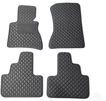 Kilimėliai QuiltyMats BMW X3 2003-2010 (E83) (4 vnt.), Juodas-Juodas /11-14