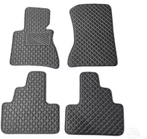 Kilimėliai QuiltyMats BMW X3 2003-2010 (E83) (4 vnt.), Juodas-Gray /13-14