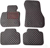 Kilimėliai QuiltyMats BMW 2 ser. 2014-2021 (F45) (4 vnt.), Juodas-Raudona /16-14