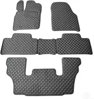 Kilimėliai QuiltyMats DODGE DURANGO 2011+ (I, II ir III eilės 6v.) (5 vnt.), Juodas-Gray /13-MAX3