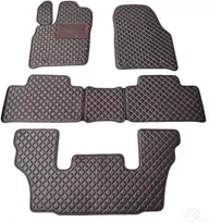 Kilimėliai QuiltyMats DODGE DURANGO 2011+ (I, II ir III eilės 6v.) (5 vnt.), Juodas-Raudona /16-MAX3