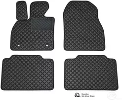 Kilimėliai QuiltyMats MERCEDES-BENZ GLK-class X204 2008-2015 (4 vnt.), Juodas-Juodas /11-14