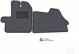 Kilimėliai QuiltyMats MERCEDES-BENZ VITO 2014+ (V447) (3 vnt.), D.Gray-Gray /33-12