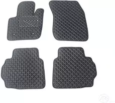 Kilimėliai QuiltyMats FORD MONDEO 2014-2022 (4 vnt.), Juodas-Gray /13-14 - Kilimėlių fiksatoriai (žiedai) Be tvirtinimų