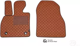 Kilimėliai QuiltyMats OPEL COMBO 2012-2017 (2 vnt.), Brown-Brown /55-12