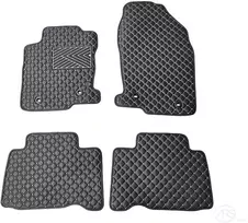 Kilimėliai QuiltyMats LEXUS NX 2014-2021 (4 vnt.), Juodas-Gray /13-14