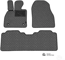 Kilimėliai QuiltyMats OPEL ZAFIRA LIFE 2019-2024 (I ir II eilė) (3 vnt.), D.Gray-Gray /33-MAX3