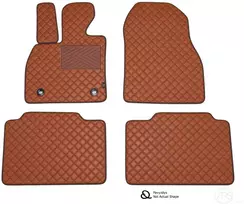 Kilimėliai QuiltyMats OPEL AGILA 2008-2014 (4 vnt.), Brown-Brown /55-14