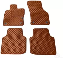 Kilimėliai QuiltyMats SKODA SUPERB 2015-2023 (4 vnt.), Brown-Brown /55-14