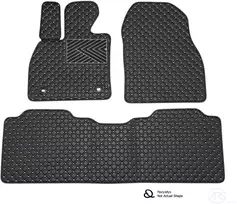 Kilimėliai QuiltyMats OPEL COMBO 2018+ (3 vnt.), Juodas-Gray /13-16