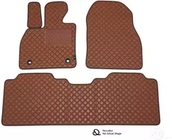 Kilimėliai QuiltyMats OPEL COMBO 2018+ (3 vnt.), Brown-Brown /55-16
