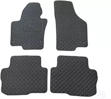 Kilimėliai QuiltyMats SKODA SUPERB 2008-2015 (4 vnt.), Juodas-Gray /13-14