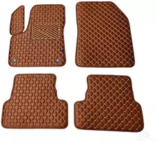 Kilimėliai QuiltyMats PEUGEOT 3008 2017-2024 (4 vnt.), Brown-Brown /55-14