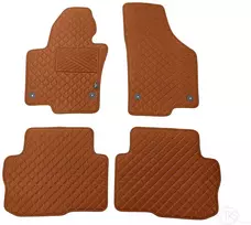 Kilimėliai QuiltyMats SKODA SUPERB 2008-2015 (4 vnt.), Brown-Brown /55-14