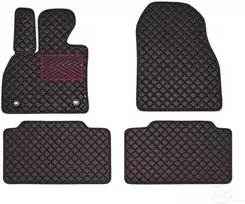 Kilimėliai QuiltyMats OPEL CORSA 2019+ (F) (4 vnt.), Juodas-Raudona /16-14