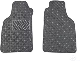 Kilimėliai QuiltyMats LIGIER JS50 2012+ (2 vnt.), Juodas-Gray /13-12