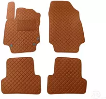 Kilimėliai QuiltyMats RENAULT CAPTUR 2013-2018 (4 vnt.), Brown-Brown /55-14