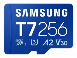 Micro SD korta 256GB, V30, UHS-I, Samsung T7
