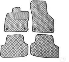 Kilimėliai QuiltyMats SKODA KAROQ 2017+ (4 vnt.), D.Gray-Gray /33-14
