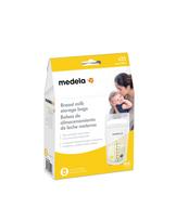 Maišeliai motinos pienui laikyti Medela, 180 ml, 0 mėn., plastikas, skaidri sp.
