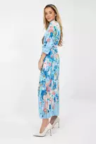 Suknelė vasarinė maxi su gėlėmis Italy Moda