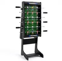 Sulankstomas stalo futbolo stalas su rezultatų skaitikliu, juodas, 69 x 60 x 71 cm