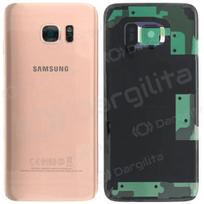 Samsung Galaxy S7 Edge galinis dangtelis (rožinio aukso) (originalus)