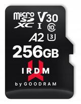 Atminties kortelė Goodram Irdm Microsdxc 256gb Uhs-i U3 V30 A2 su adapteriu
