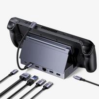UGREEN 75126 CM800 6-in-1 USB-C Docking Station USB Power Delivery up to 100 W / Grey