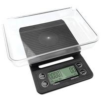 Virtuvinės svarstyklės Skaitmeninės virtuvės svarstyklės su laikmačiu, 5kg/0.1g