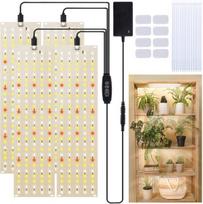 LED viso spektro augalų lempa, 135 LED x 4 vnt., su laikmačiu, 10 ryškumo lygių