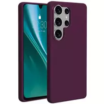 Etteri Silicone Mag case for Samsung Galaxy S25 Ultra dark cherry