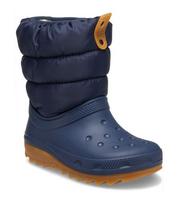Crocs vaikiški batai Classic Neo Puff 207683*4PQ, mėlyna/smėlio spalvos
