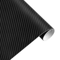 Lipni dekoratyvinė plėvelė 3D, anglies pluošto, 25x200 cm, 1 vnt., Black