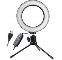 Asmenukių lazda ("Selfie sticks") Selfie LED žiedo lempa E220, 12 cm
