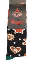 Unisex Kalėdinės kojinės be Snazzy Merry Christmas meduoliai