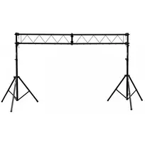 STAND4ME Lighting Ramp DJ Tripod vartai, 3 m santvarų sistema su teleskopiniais stovais, 100 kg apkrova, juoda