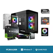 PCBuilder Ryzen 5 8400F RECON Windows 11 žaidimų kompiuteris - RTX 4060, 16GB DDR5, 1TB NVMe