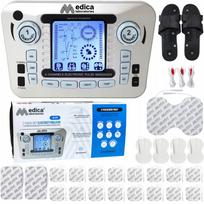 Raumenų elektrostimuliatorius TENS/EMS su elektrodais ir baterijomis XXL