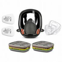 Dažymo pilno veido kaukė XTECH 6800 su 3M 6059, 5911, 501 filtrais, rinkinys