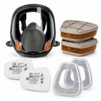 Dažymo kaukė XTECH su 3M 6055 A2, 5911 P1 R ir 501 filtrais