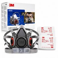Pusiau veido respiratorius 3M 6200 su filtrais 3M 6035 P3