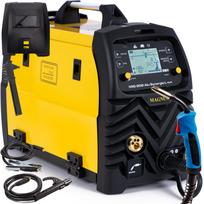 Suvirinimo aparatas MAGNUM MIG 208 ALU SYNERGY L, 4x4, MIG/MMA/TIG/FLUX, 200A, 230V