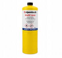Dujų balionėlis AlpenTech MAPP, 400 g, CGA600, iki 2050°C, propilenas