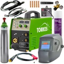 Suvirinimo aparatas Torros MIG/MAG/MMA/TIG 200A M2010 su inverteriu, rinkinys
