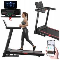 Elektrinis bėgimo takelis namams, sulankstomas, 16 km/h, 140 kg, su Bluetooth