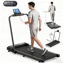 Elektrinis bėgimo takelis KZYNTH HOME 2in1, sulankstomas, greitis 1–10 km/val.